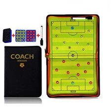 Portable Tableau Tactique de Football, Entraîneur de Football Magnétique Stra...