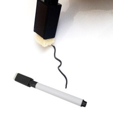 10X Feutre Marqueur NOIR effaçable Tableau Blanc type Velleda Whiteboard Marker