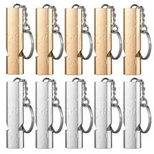 10PCS Sifflet De Survie Sifflet Arbitre Sifflet Metal Sifflet Sifflet de Seco...